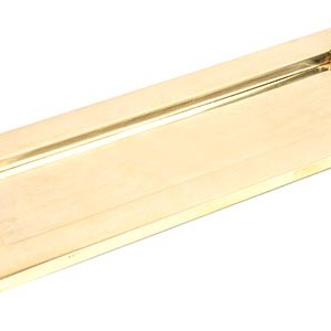 FROM THE ANVILĀ® Polished Brass Large Letter Plate
