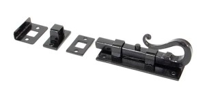 FROM THE ANVILĀ® Black 4" Shepherd's Crook Universal Bolt