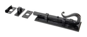 FROM THE ANVILĀ® Black 6" Shepherd's Crook Universal Bolt