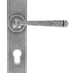 FROM THE ANVILĀ® Pewter Large Avon 72mm Centre Euro Lock Set