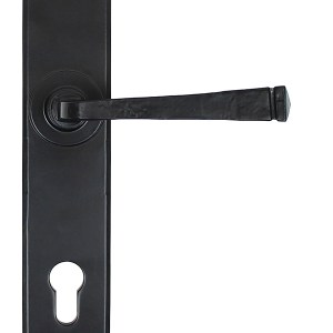 FROM THE ANVILĀ® Black Avon Lever Espag. Lock Set