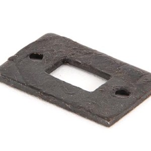 FROM THE ANVILĀ® Beeswax Mortice Plate for 4" Cranked Door Bolt