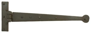 FROM THE ANVILĀ® Beeswax 15" Penny End T Hinge (pair)