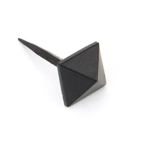 FROM THE ANVIL® Black Pyramid Door Stud - Small