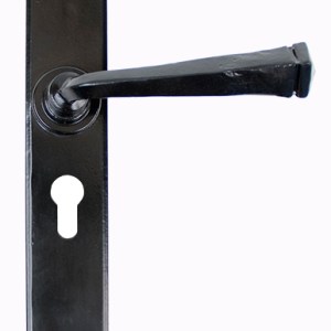 FROM THE ANVIL® Black Gothic Lever Euro Lock Set