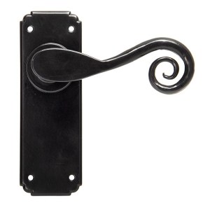 FROM THE ANVILĀ® Black Monkeytail Lever Latch Set