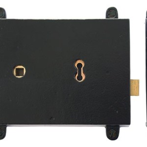 FROM THE ANVILĀ® Black Rim Lock & Cast Iron Cover