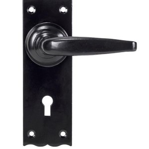 FROM THE ANVILĀ® Black Oak Lever Lock Set