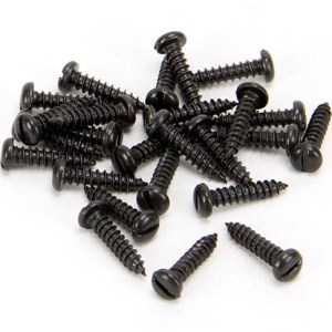 FROM THE ANVILĀ® Black 4 x 1/2" Round Head Screws (25)