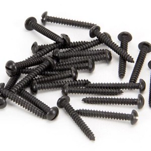 FROM THE ANVILĀ® Black 6 x 1" Round Head Screws (25)