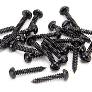 FROM THE ANVILĀ® Black 8 x 1" Round Head Screws (25)