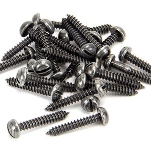 FROM THE ANVILĀ® Pewter 8 x 1" Round Head Screws (25)