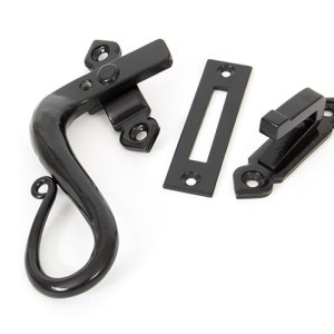 FROM THE ANVILĀ® Black Locking Shepherd's Crook Fastener - LH