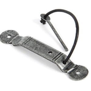 FROM THE ANVIL® Pewter Locking Penny End Screw on Staple