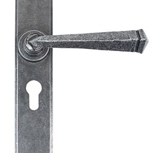 FROM THE ANVIL® Pewter Gothic Lever Euro Lock Set