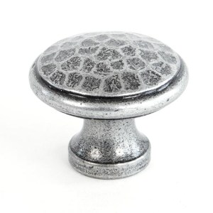 FROM THE ANVILĀ® Pewter Hammered Cabinet Knob - Medium