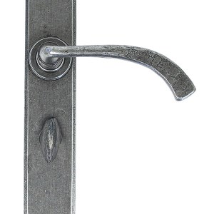 FROM THE ANVIL® Pewter Gothic Curved Sprung Lever Bathroom Set