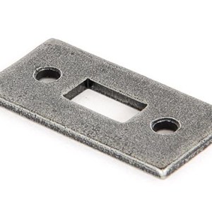 FROM THE ANVILĀ® Pewter Mortice Plate For 6" Cranked Bolt