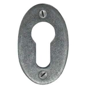 FROM THE ANVIL® Pewter Oval Euro Escutcheon