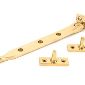 FROM THE ANVILĀ® Polished Brass 8" Peardrop Stay