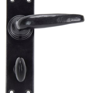 FROM THE ANVILĀ® Black Smooth Lever Bathroom Set