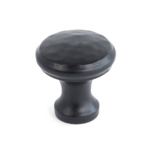 FROM THE ANVILĀ® Black Hammered Cabinet Knob - Small