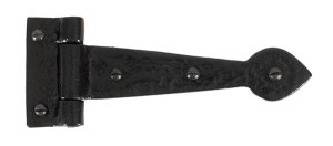 FROM THE ANVILĀ® Black Textured 6" Cast T Hinge (pair)