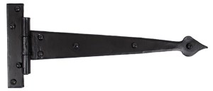 FROM THE ANVILĀ® Black 12" Arrow Head T Hinge (pair)