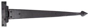 FROM THE ANVILĀ® Black 18" Arrow Head T Hinge (pair)