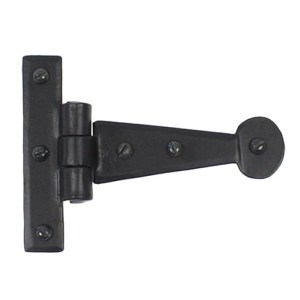FROM THE ANVILĀ® Black 4" Penny End T Hinge (pair)