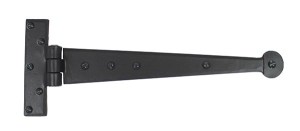 FROM THE ANVILĀ® Black 12" Penny End T Hinge (pair)