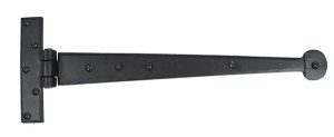 FROM THE ANVILĀ® Black 15" Penny End T Hinge (pair)