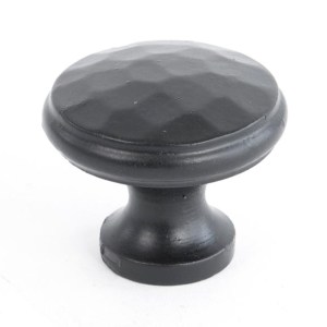 FROM THE ANVILĀ® Black Hammered Cabinet Knob - Medium