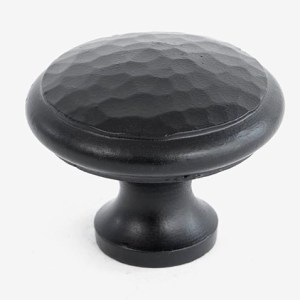 FROM THE ANVILĀ® Black Hammered Cabinet Knob - Large