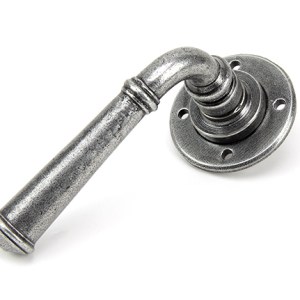FROM THE ANVILĀ® Pewter Regency Lever on Rose Set