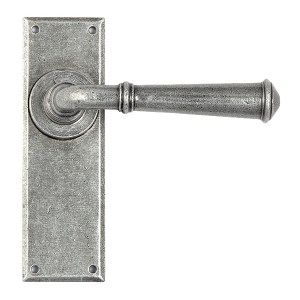 FROM THE ANVIL® Pewter Regency Lever Latch Set