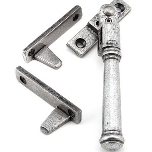FROM THE ANVILĀ® Pewter Locking Night-Vent Regency Fastener