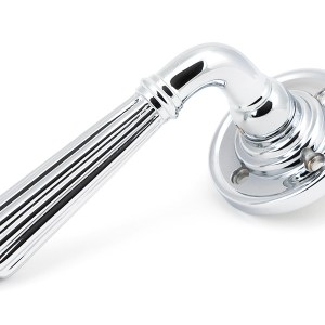 FROM THE ANVILĀ® Polished Chrome Hinton Lever on Rose Set