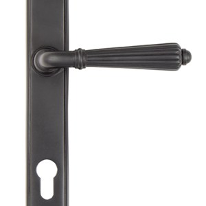 FROM THE ANVILĀ® Aged Bronze Hinton Slimline Lever Espag. Lock Set