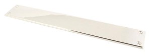 FROM THE ANVIL® Polished Nickel 425mm Art Deco Fingerplate