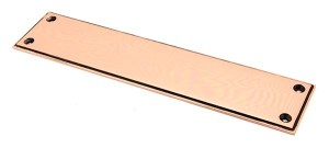 FROM THE ANVILĀ® Polished Bronze 300mm Art Deco Fingerplate