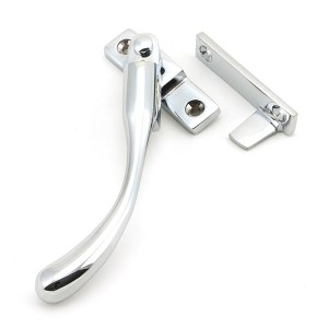 FROM THE ANVILĀ® Polished Chrome Night-Vent Locking Peardrop Fastener - LH