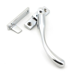 FROM THE ANVILĀ® Polished Chrome Night-Vent Locking Peardrop Fastener - RH