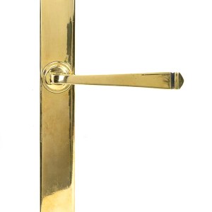 FROM THE ANVILĀ® Aged Brass Avon Slimline Lever Latch Set