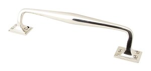 FROM THE ANVILĀ® Polished Nickel 300mm Art Deco Pull Handle