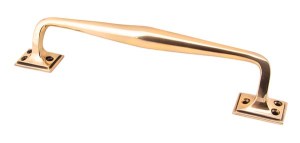 FROM THE ANVILĀ® Polished Bronze 300mm Art Deco Pull Handle