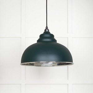 FROM THE ANVILĀ® Hammered Nickel Harborne Pendant in Dingle