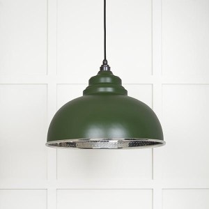 FROM THE ANVILĀ® Hammered Nickel Harborne Pendant in Heath