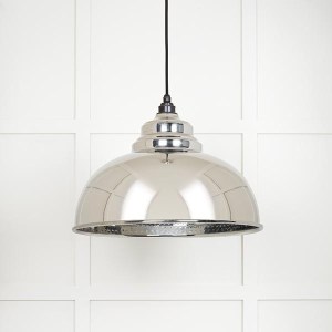 FROM THE ANVILĀ® Hammered Nickel Harborne Pendant