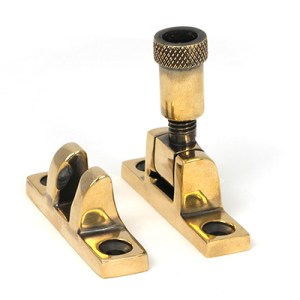 FROM THE ANVILĀ® Aged Brass Brompton Brighton Fastener - Narrow (Square)